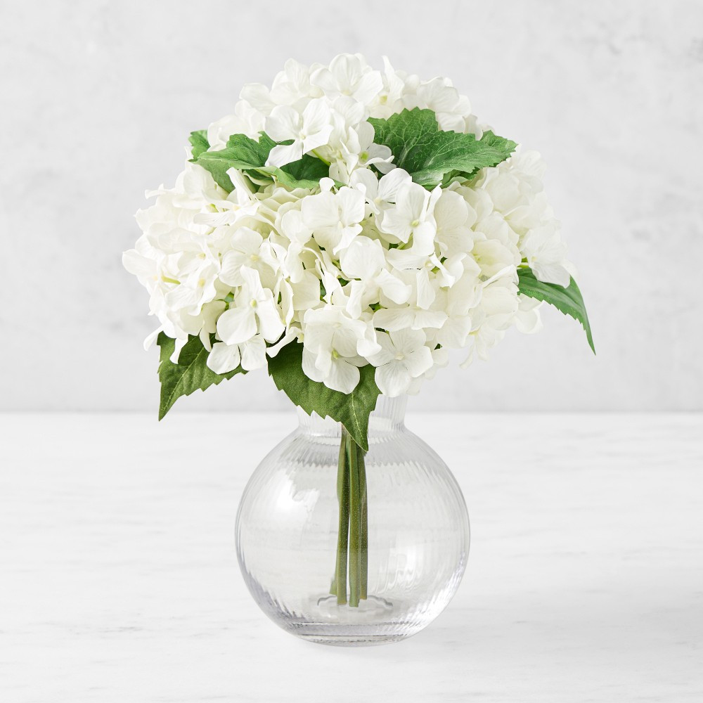 Real Touch Faux Small White Hydrangea Bundle | Williams-Sonoma
