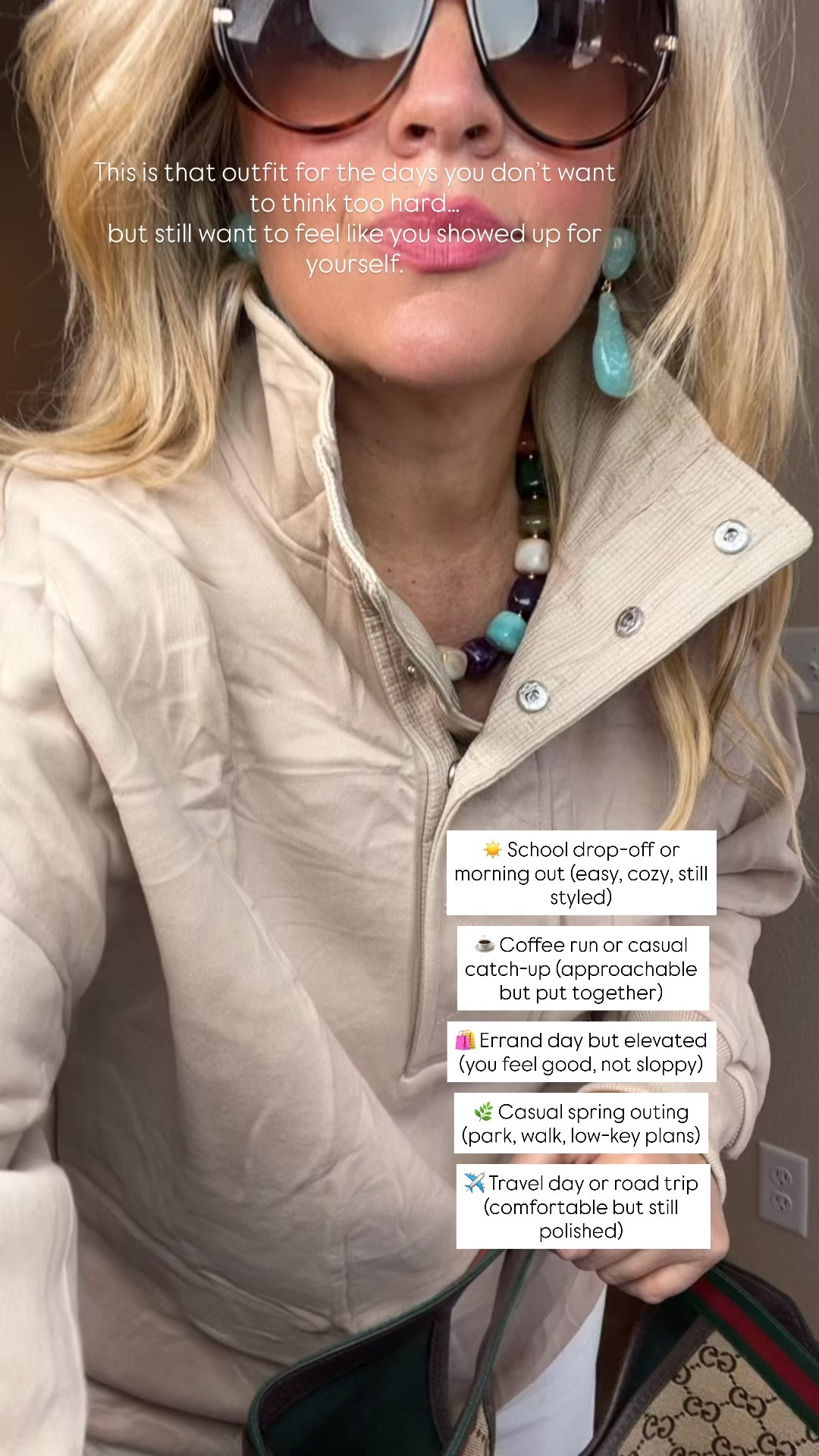  ✨Tap the bell, save and ❤️ for over 40 fashion, midlife style, midsize fashion and luxury looks for less. 
⬇️Sizing information:
Medium sweatshirt forms
Large short pants (size up if in between sizes.)

This is that outfit for the days you don’t want to think too hard…
but still want to feel like you showed up for yourself.

This one is cool, relaxed, and quietly elevated—like “I’m comfortable but still pulled together” 👇

☀️ School drop-off or morning out (easy, cozy, still styled)

☕ Coffee run or casual catch-up (approachable but put together)

🛍️ Errand day but elevated (you feel good, not sloppy)

🌿 Casual spring outing (park, walk, low-key plans)

✈️ Travel day or road trip (comfortable but still polished)


👑"Helping you look good, feel good!" - Lindsey Denver

Midlife style, midsize fashion, over 40 style, confident fashion, midlife outfit ideas, midsize style tips, everyday midlife style, comfy and chic, style over 40, fashion for moms, flattering fashion, midlife confidence, midsize style inspo, realistic fashion, effortless outfits, style at any age, wardrobe reset, fashion freedom, women rediscovering style, feel good fashion

Follow my LTK @Over40andmidlife on the @shop.LTK app to view this post and get my exclusive app-only content!

#liketkit 
@shop.ltk
https://liketk.it/64dQa

Follow my LTK @Over40andmidlife on the @shop.LTK app to view this post and get my exclusive app-only content!

#liketkit #LTKPlusSize #LTKOver40 #LTKMidsize
@shop.ltk
https://liketk.it/64Bbf