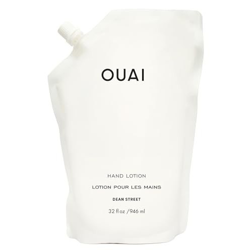 OUAI Hand Lotion Refill - Daily, Lightweight, Hydrating Lotion for Dry Skin - Made with Avocado, Rosehip and Jojoba Oil to Lock in Moisture - Never Greasy (32 Fl Oz) | Amazon (US)