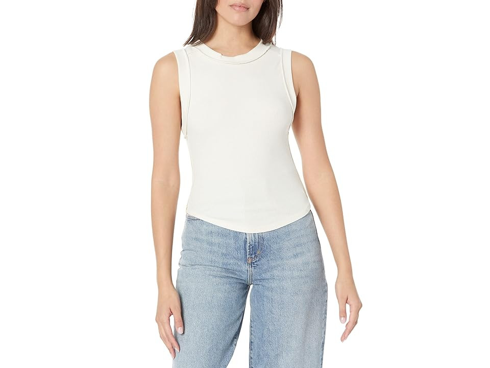 Free People Kate Tee (Optic White) Women's Clothing | Zappos