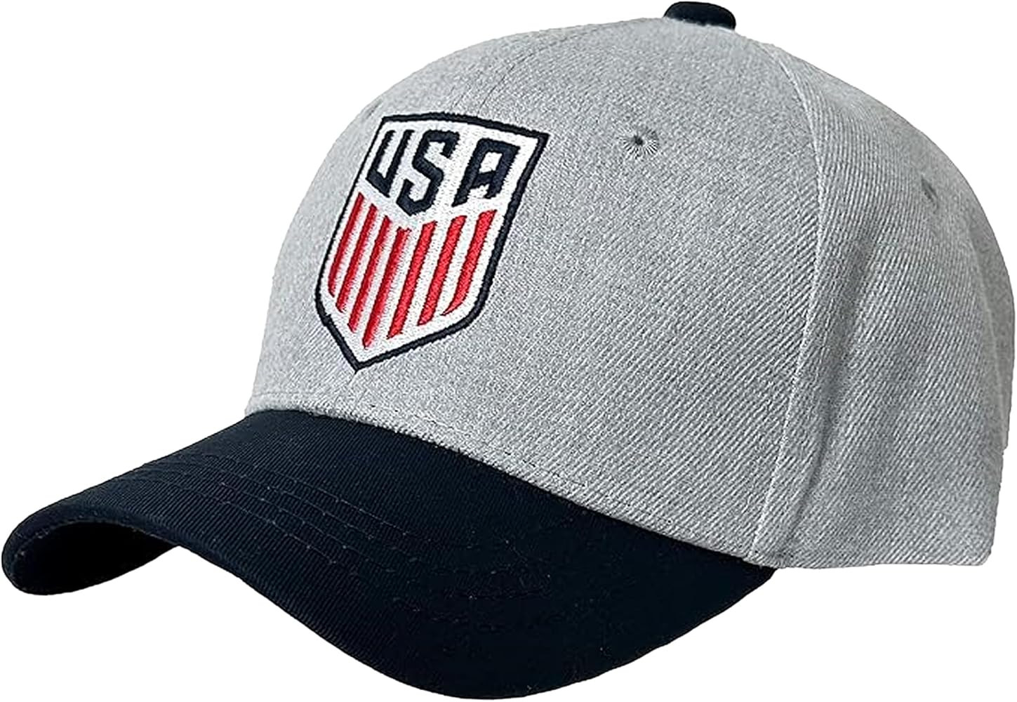 Icon Sports U.S. Soccer Cap, USA Adjustable Cap Gray | Amazon (US)