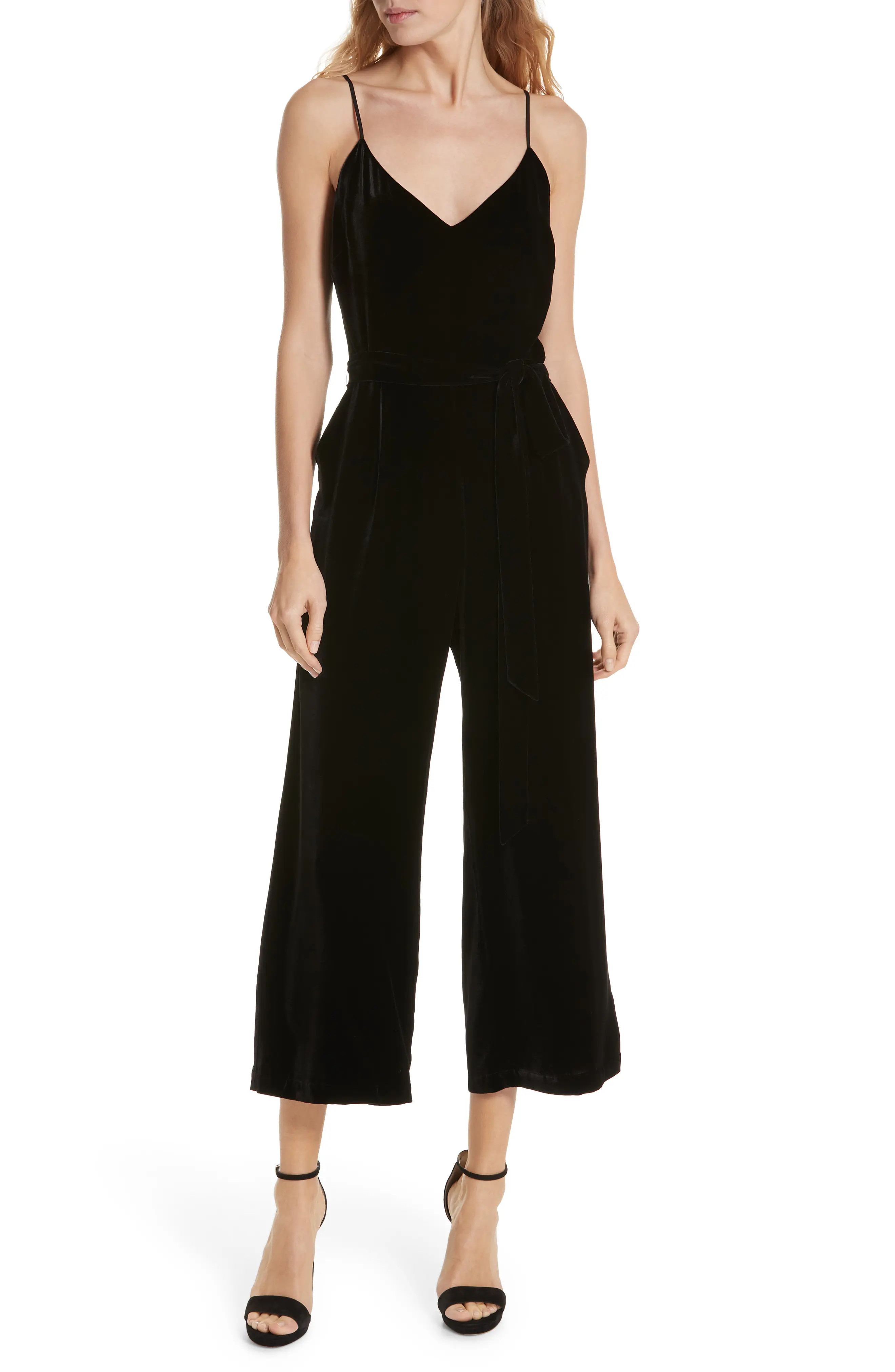 Women's L'Agence Jaelyn Velvet Jumpsuit | Nordstrom