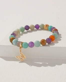 Matted Beaded Stretch Bracelet | Chico's