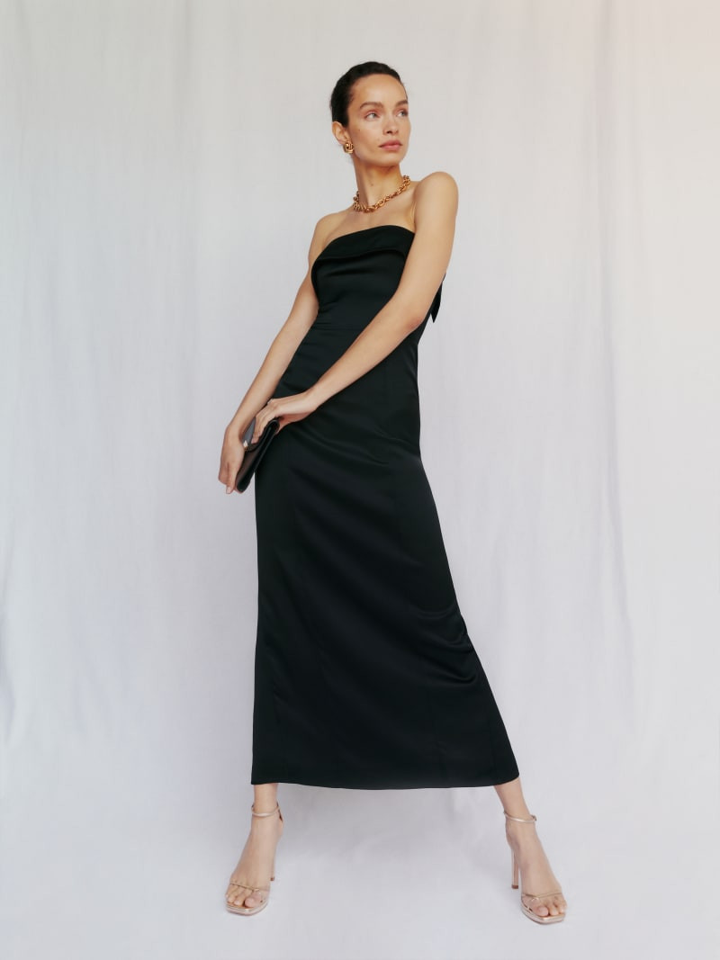 Johan Satin Dress | Reformation (Global)