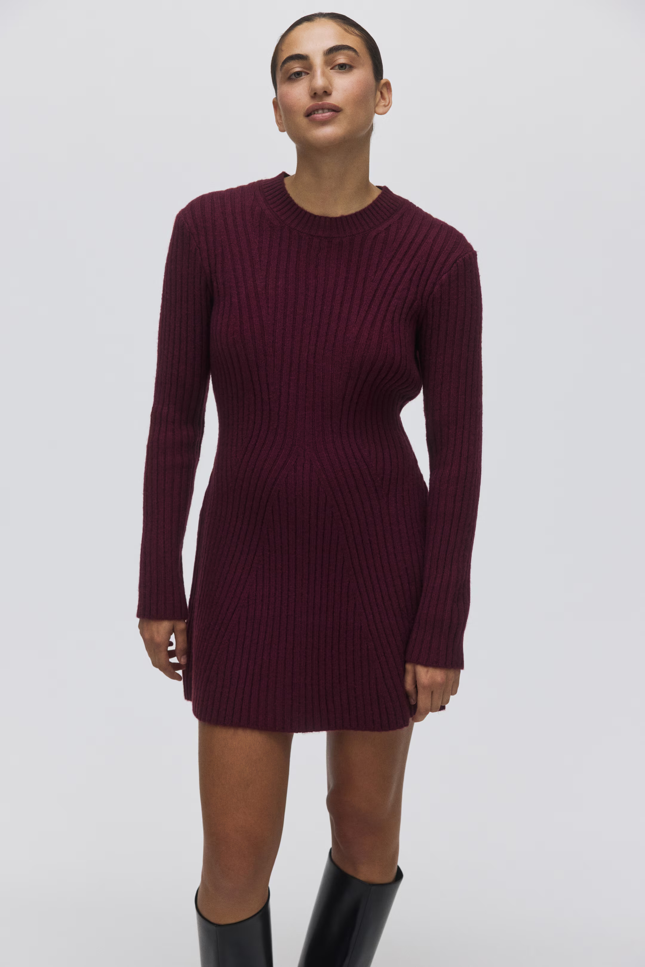 Rib-knit dress | H&M (UK, MY, IN, SG, PH, TW, HK)
