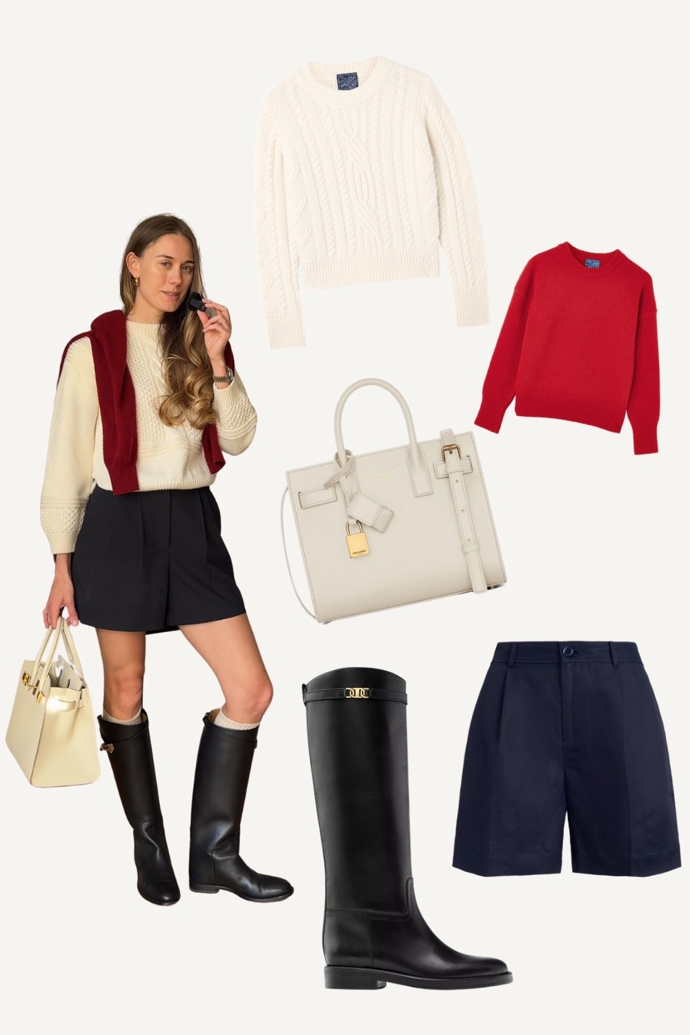 Spring outfit idea with Bermuda shorts for cold weather 

#LTKstyletip #LTKspring #LTKuk