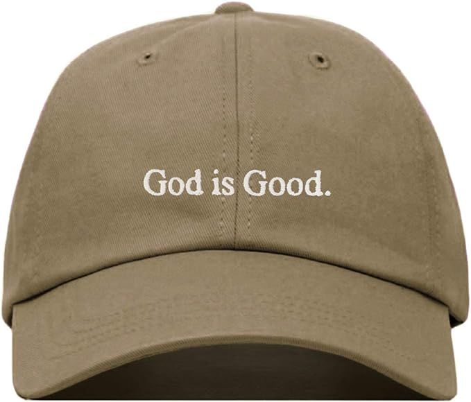 God is Good Baseball Hat, Embroidered Dad Cap, Unstructured Soft Cotton, Adjustable Strap Back (M... | Amazon (US)