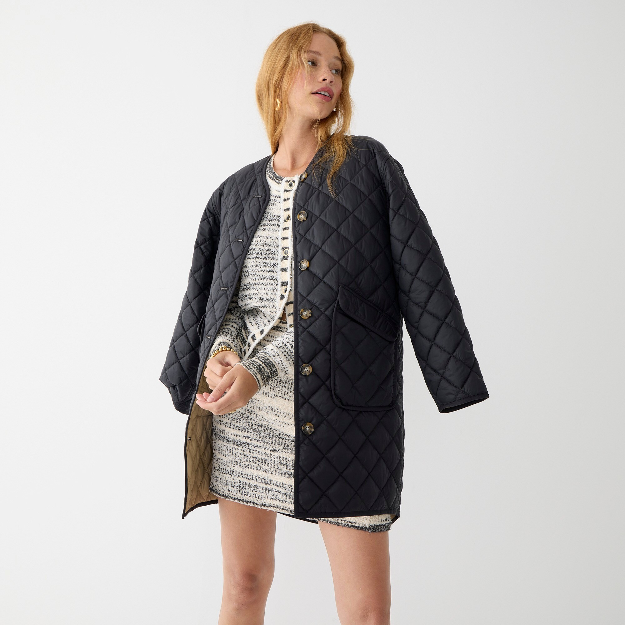Reversible quilted lightweight Greenwich jacket | J. Crew US