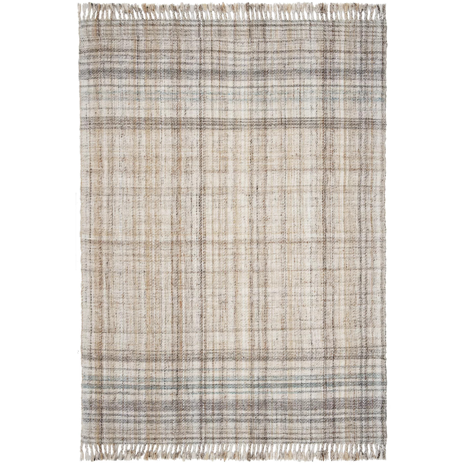 Lauren Ralph Lauren Jahi Plaid Hand Loomed, 80% Pet Yarn, 20% Cotton, Autumn Area Rug | Wayfair North America
