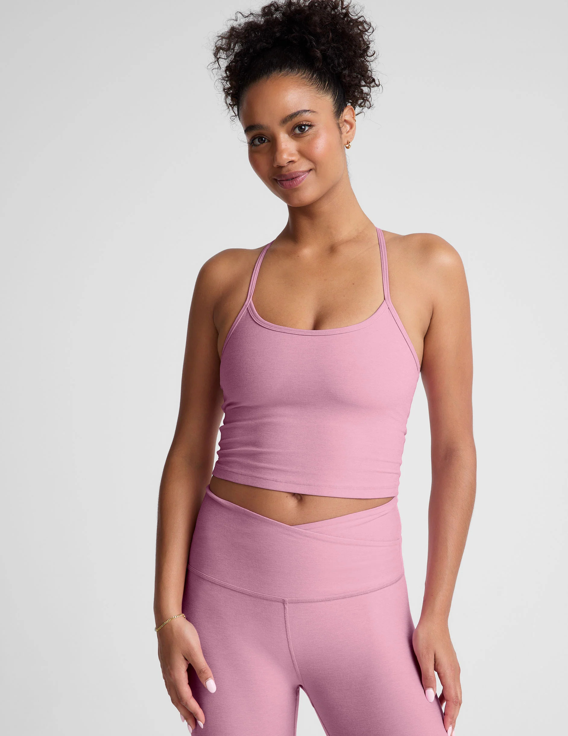 Spacedye Slim Racerback Cropped Tank | Beyond Yoga | Beyond Yoga