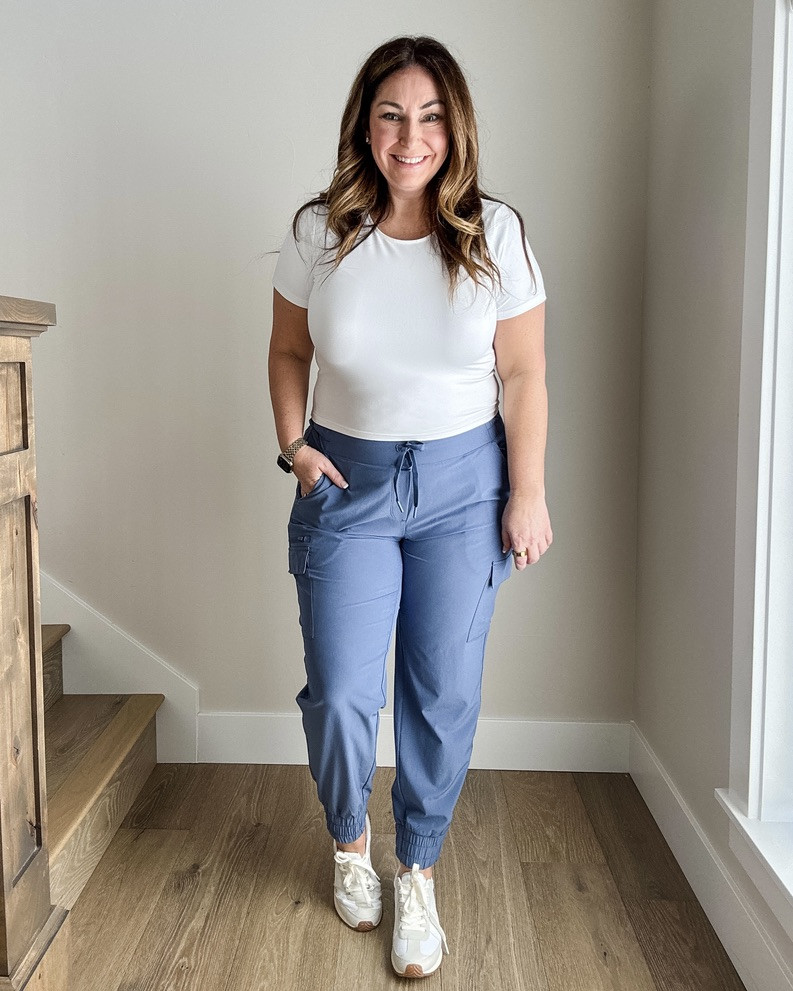 My FAVORITE joggers are back at🎯 in the most beautiful spring shades ! Wearing L in crop tee and joggers 

 

#LTKActive #LTKFindsUnder50 #LTKFitness