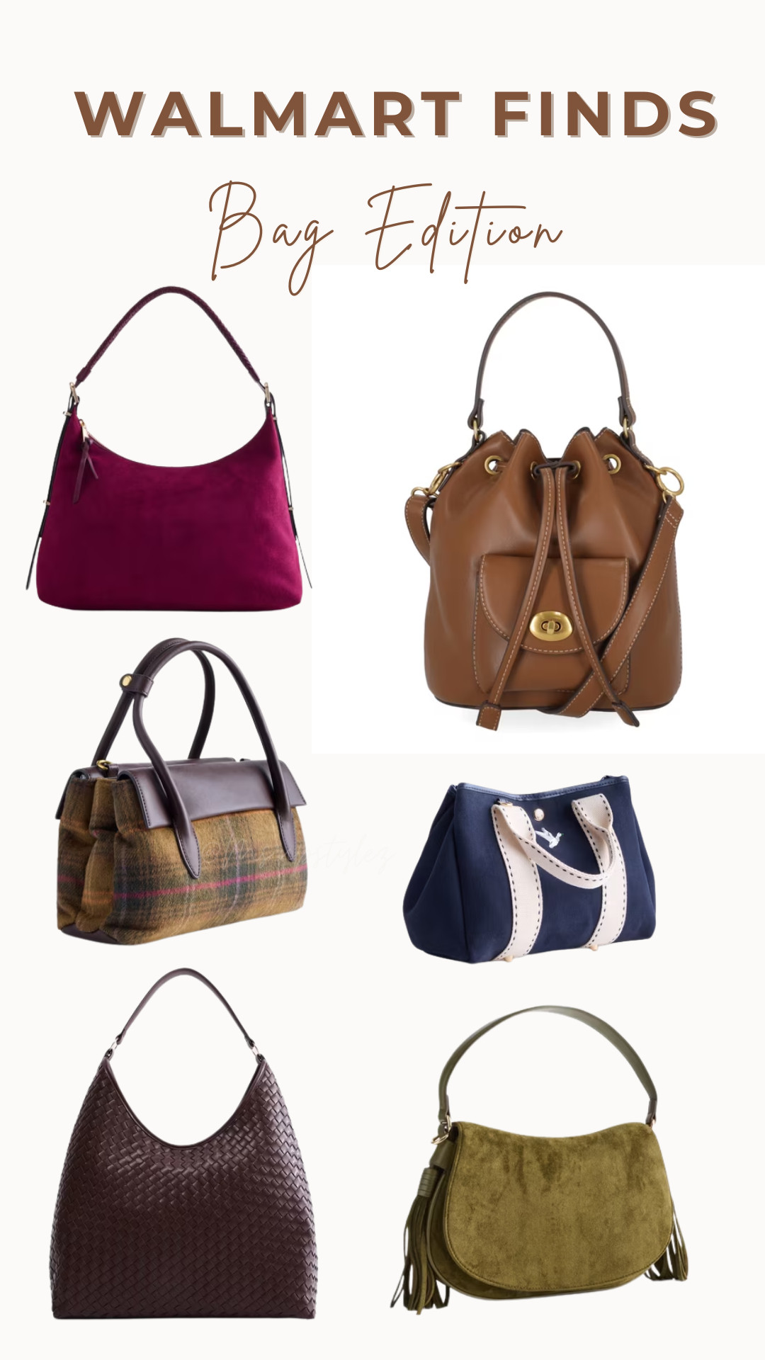 Fall bags at Walmart under $50…!!! #LTKxWalmart 

 #LTKSeasonal #LTKActive #LTKU
