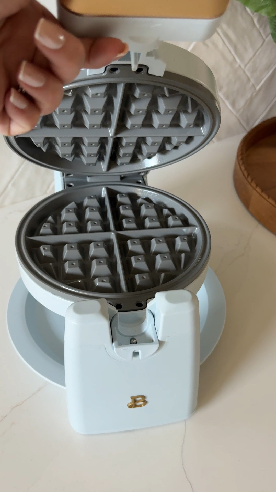 Rotating Belgium waffle maker under $35 from Walmart! 

#LTKValentine #LTKHome