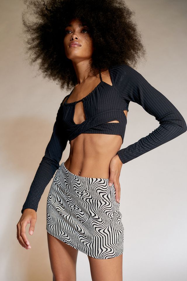 UO Peachy Low-Rise Mini Skirt | Urban Outfitters (US and RoW)
