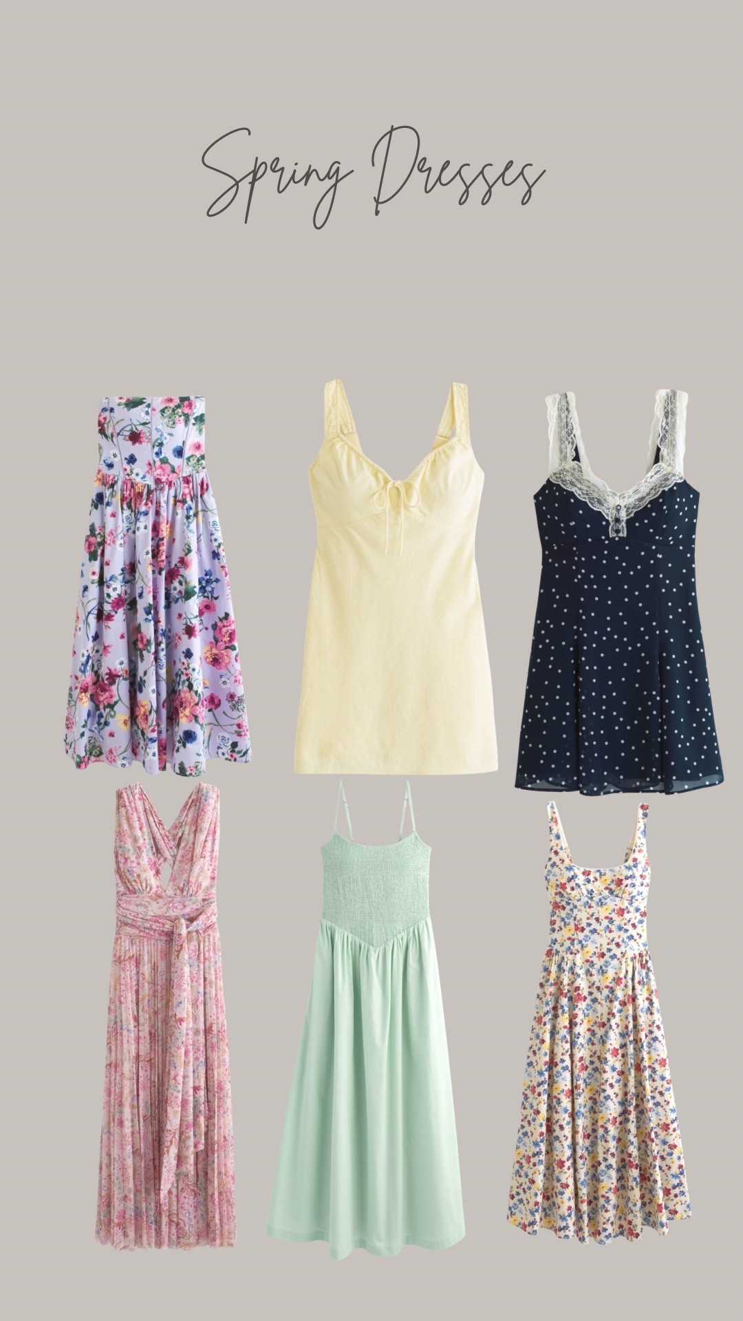 Spring dresses from Abercrombie. @abercrombie 

#LTKootd #LTKFestival #LTKSpringSale