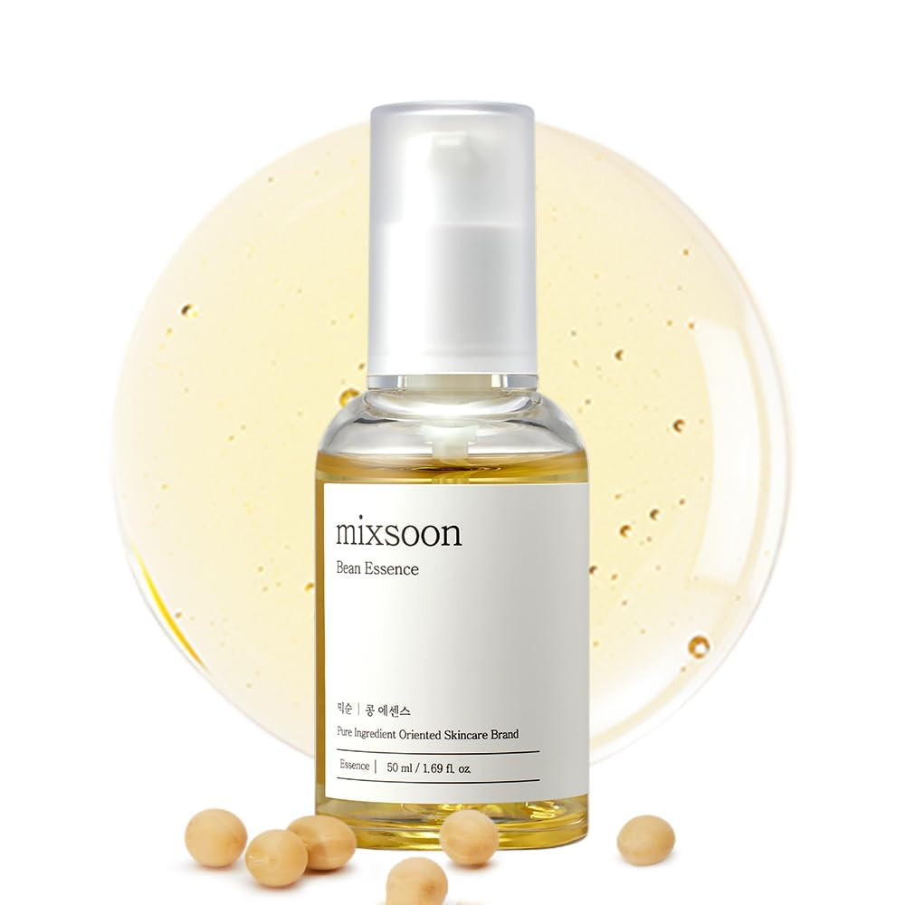 mixsoon Bean Essence, Vegansnail, Exfoliating Essence for face, Hydrating Korean Skin Care,Glassskin 1.69 fl.oz/50ml | Amazon (US)