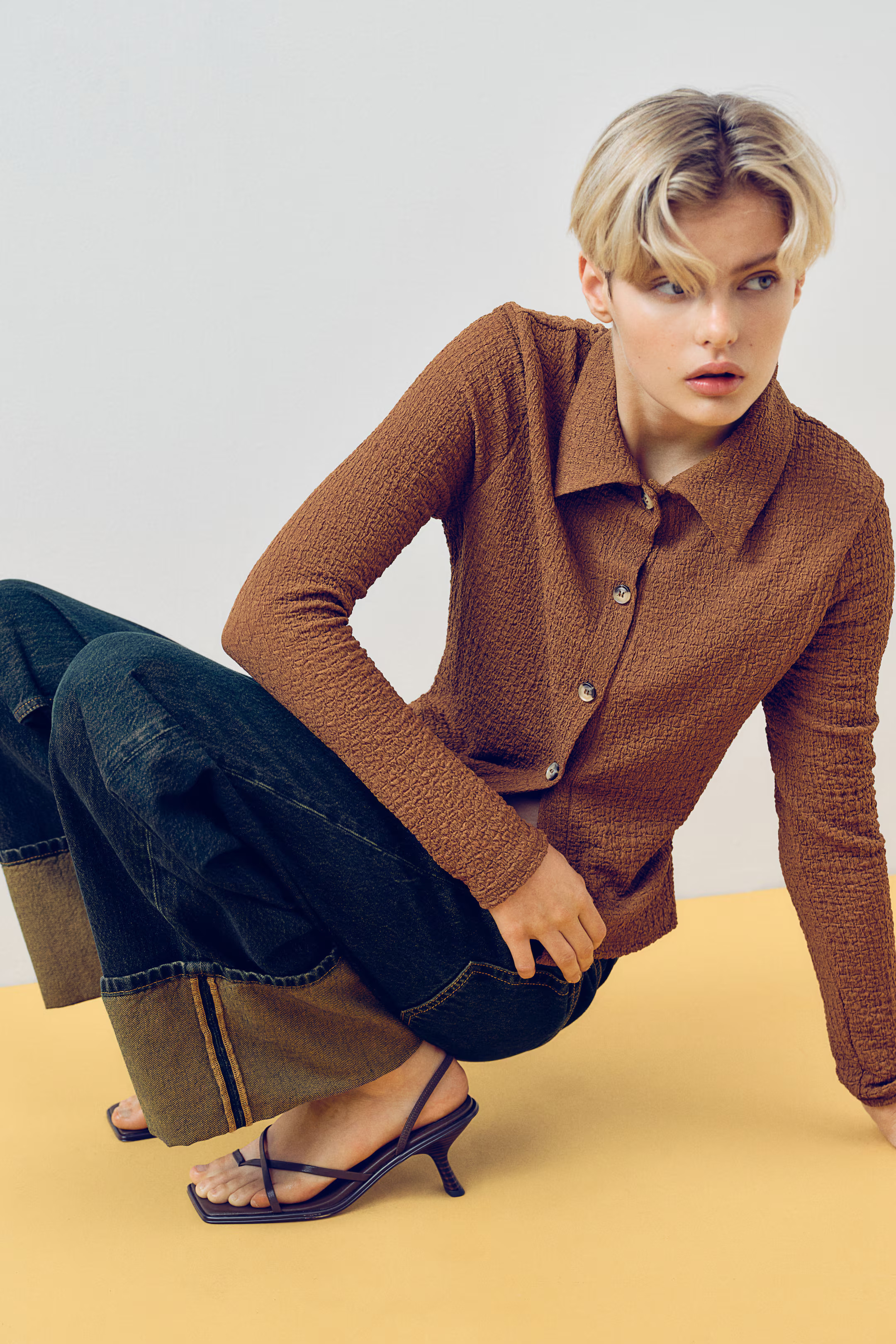 Baggy Wide Low Jeans - Blu denim scuro - DONNA | H&M IT | H&M (FR, IT, ES, PT, BE)