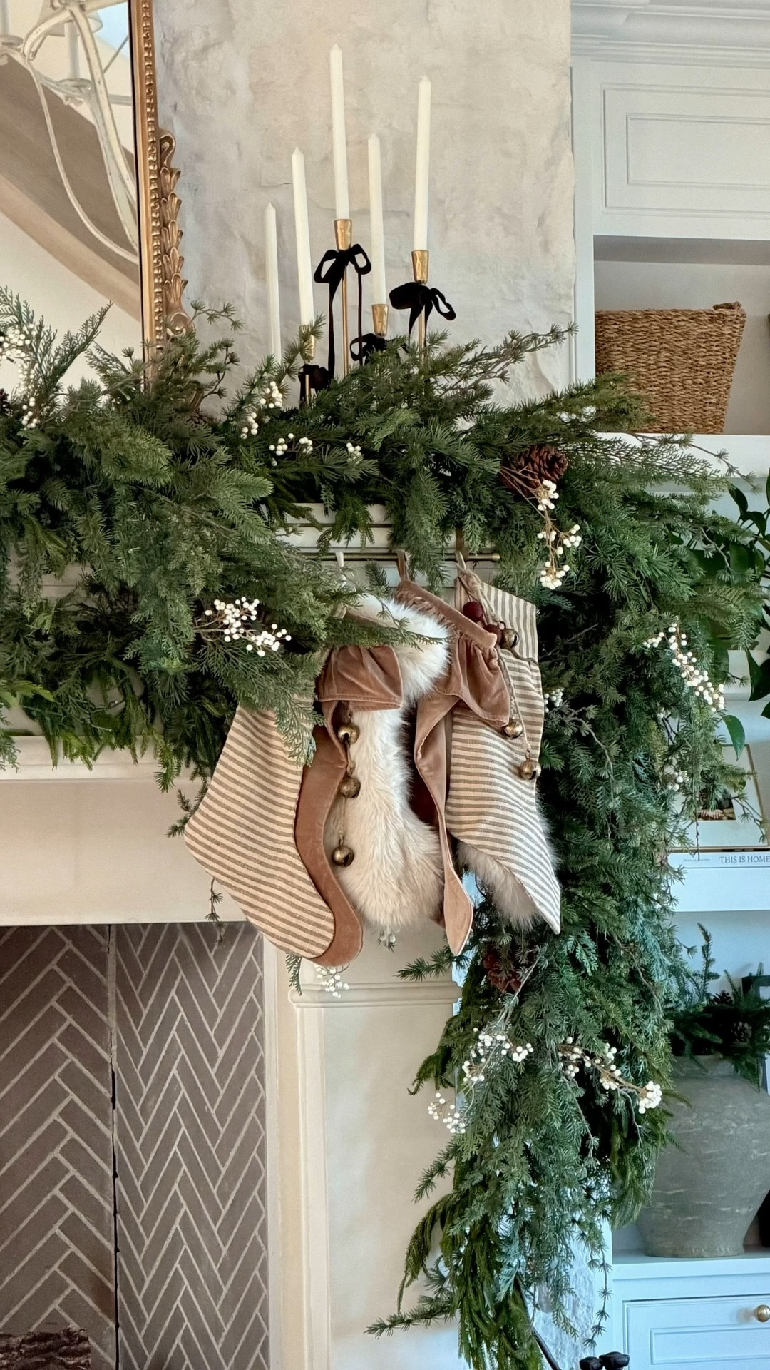 If you are in the market for new garland, this pre-lit garland is my new favorite!  It has so many beautiful textures in it!  And I love that you don’t have to add lights!  I bought the matching wreath too because they are that good!

And these stockings are absolutely perfect with the garland!  It’s like they were meant!

#garland #holidaydecor #christmasstockings #christmasdecor

#LTKSaleAlert #LTKHoliday #LTKSeasonal