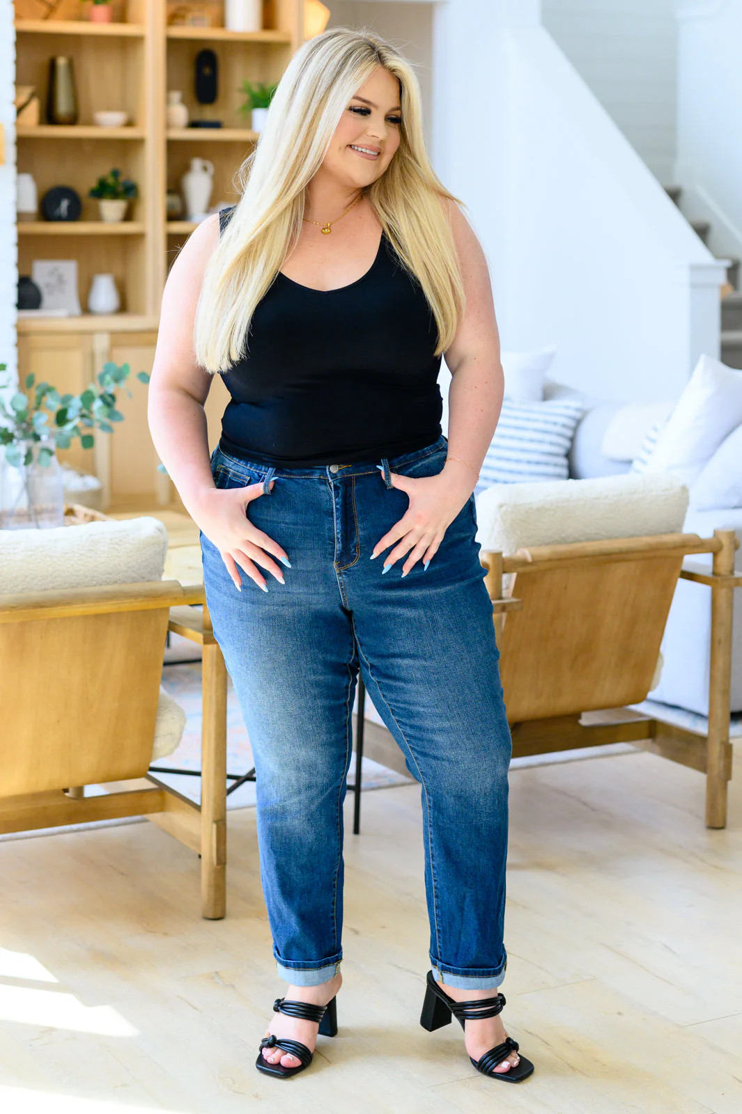 Downtown High Rise Boyfriend Jeans - Casual Chic Boutique | 0/24 | Casual Chic Boutique