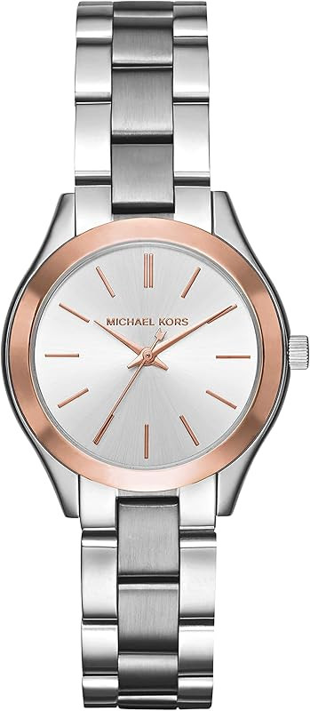 Michael Kors Mini Slim Runway Stainless Steel Watch | Amazon (US)