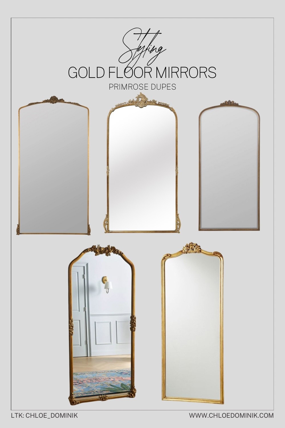 Gold Floor Mirrors: Primrose Dupes 

#LTKHome