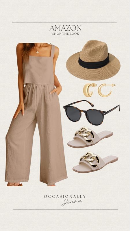 Amazon shop the look! 

Hat, vacation style, sunglasses, two piece outfit, vacation style, earrings, sandals 

#LTKtravel #LTKshoecrush #LTKstyletip
