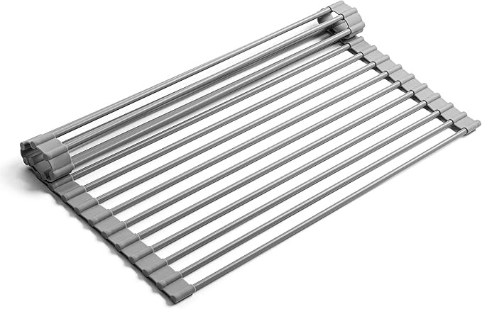 Amazon.com - Bellemain Over Sink Drying Rack - Collapsible Space Saving Roll Up Sink Rack, Portab... | Amazon (US)
