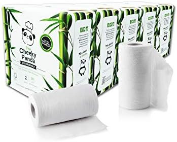 The Cheeky Panda \u2013 Bamboo Kitchen Rolls | Bulk Box of 10 Rolls (5 Pack of 2 Rolls, 2-Ply) | ... | Amazon (US)