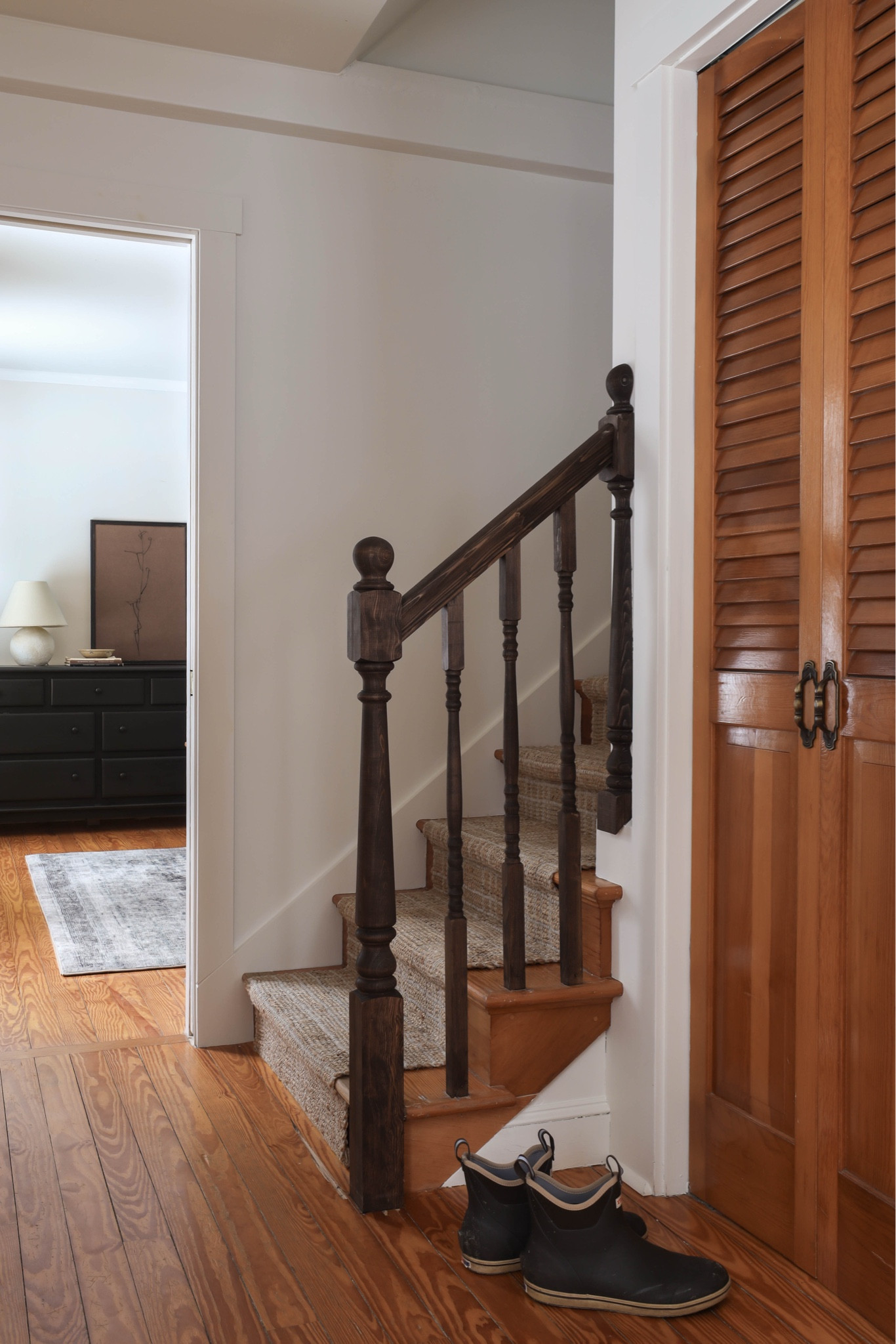 Sometimes stairs just need the softness of a stair runner. Shop my favorite striped, traditional, and solid color runners that would make excellent stair runners. @wayfair #wayfair #wayfairpartner