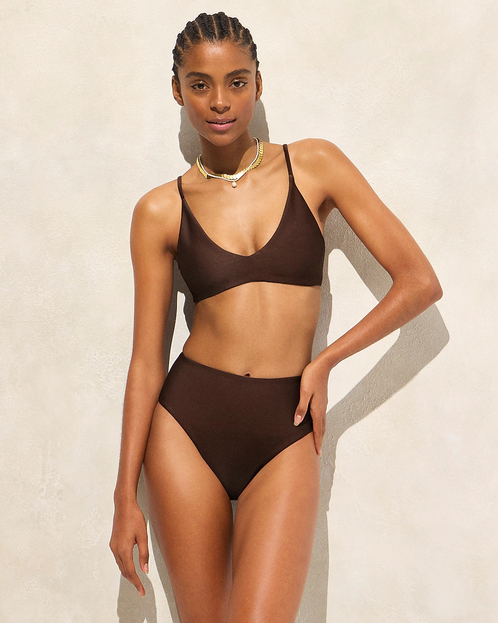 Hallie bikini bottom in Classic Sculpt\u2122 | J. Crew US