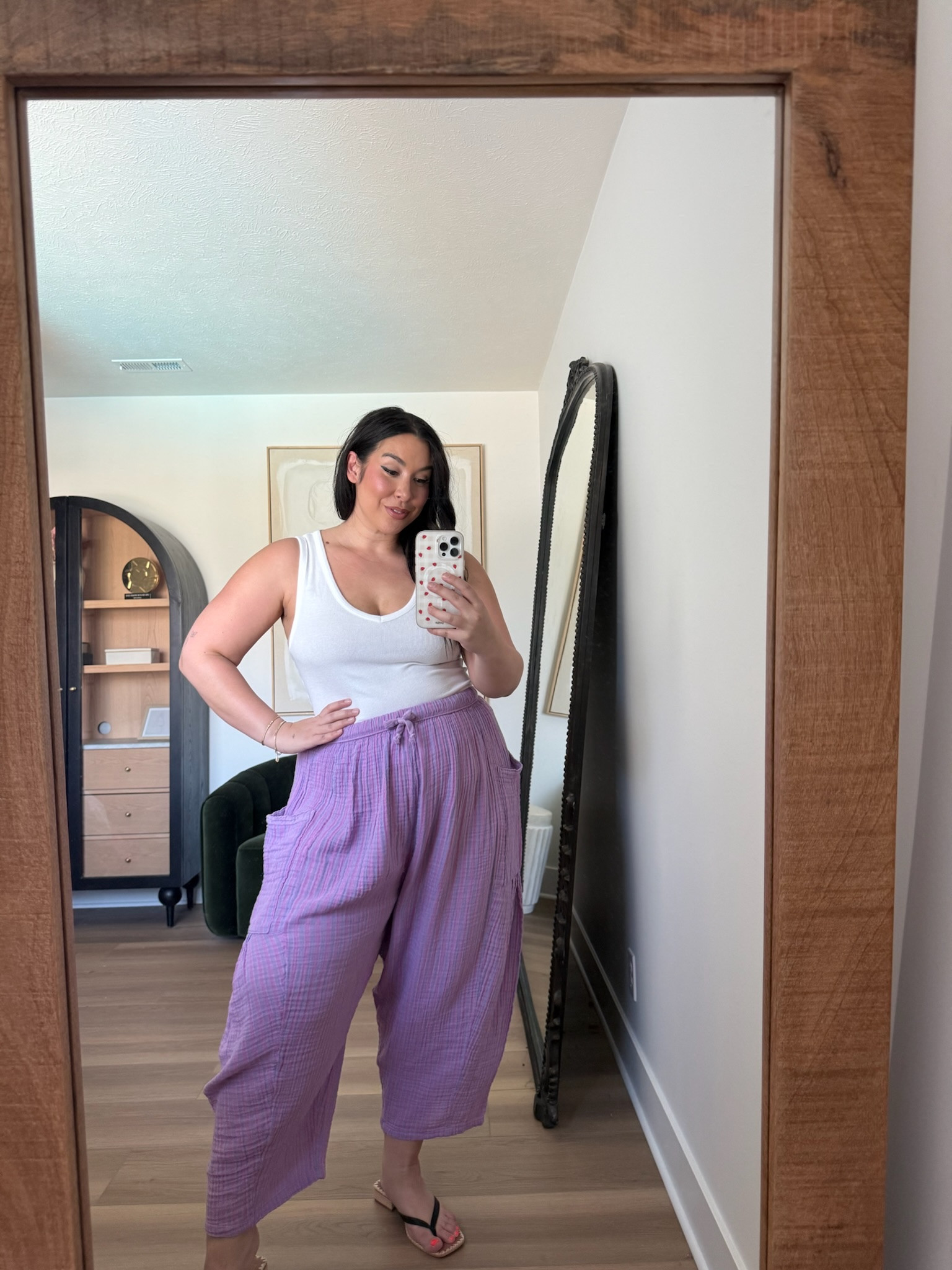 Midsize casual spring outfit under $100! Wearing a size xl 
-
-
-
Casual jumpsuit, soft pants, easy outfit, mom outfit, comfy outfit, free people jumpsuit, matching set, striped pants, midsize outfit, midsize style

#LTKootd #LTKMidsize
