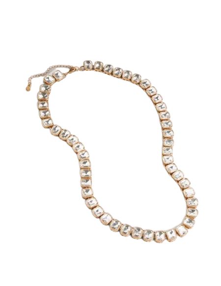 Boden long square white gem necklace  

#LTKeurope #LTKGiftGuide #LTKHoliday