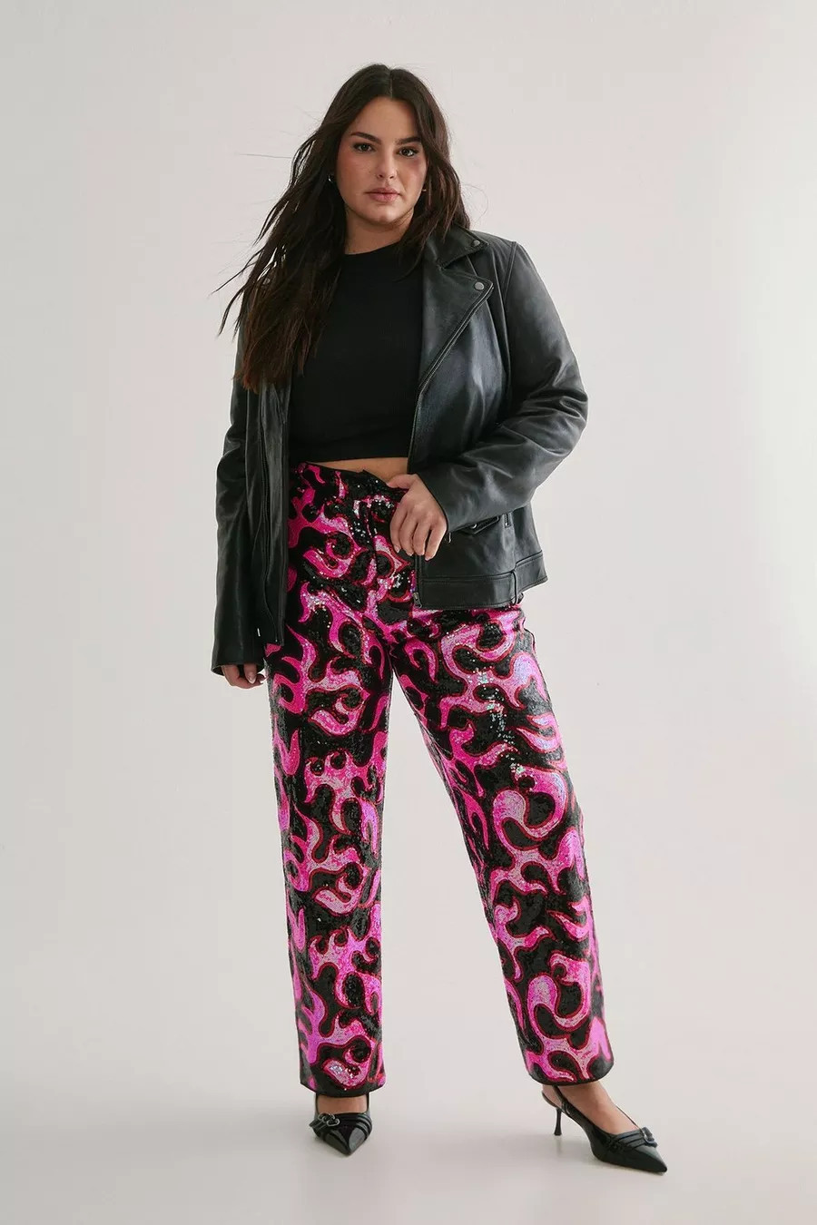 Plus Western Sequin Trouser | Nasty Gal US