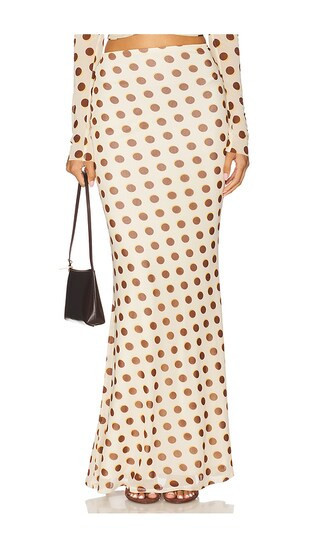 AFRM Tegan Skirt in Cream. - size XL | Revolve Clothing (Global)