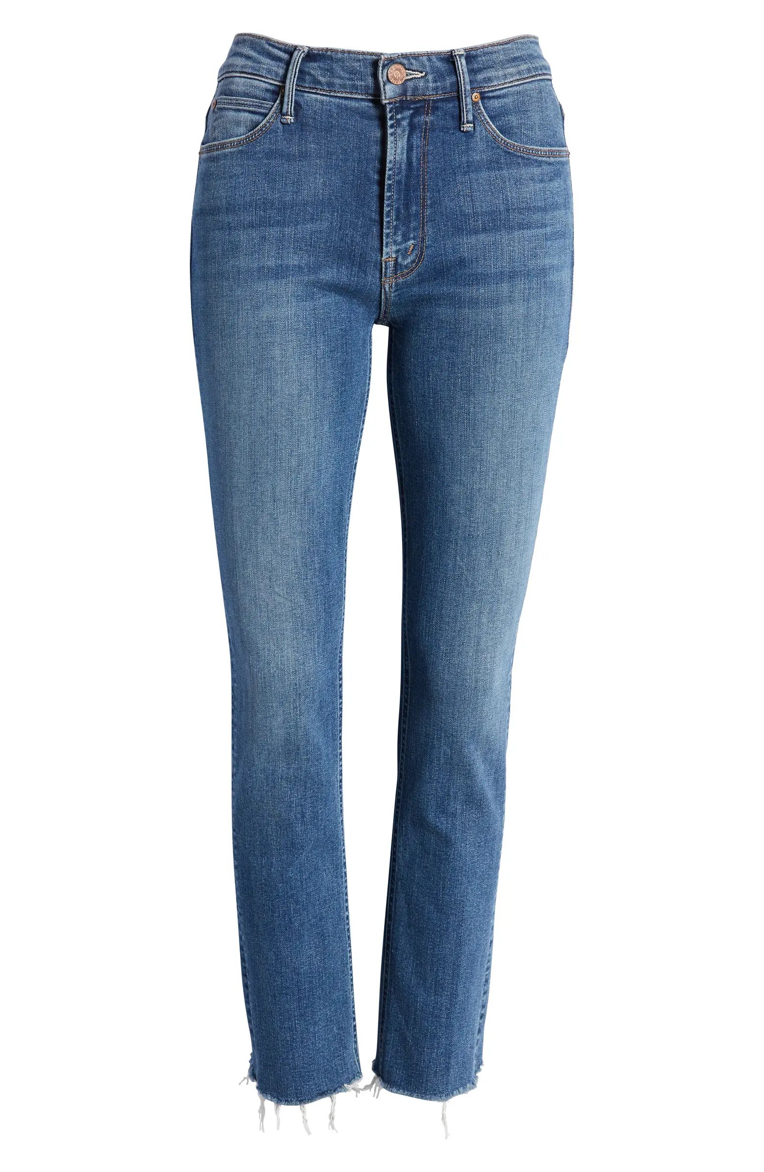 The Dazzler Raw Hem Ankle Jeans | Nordstrom