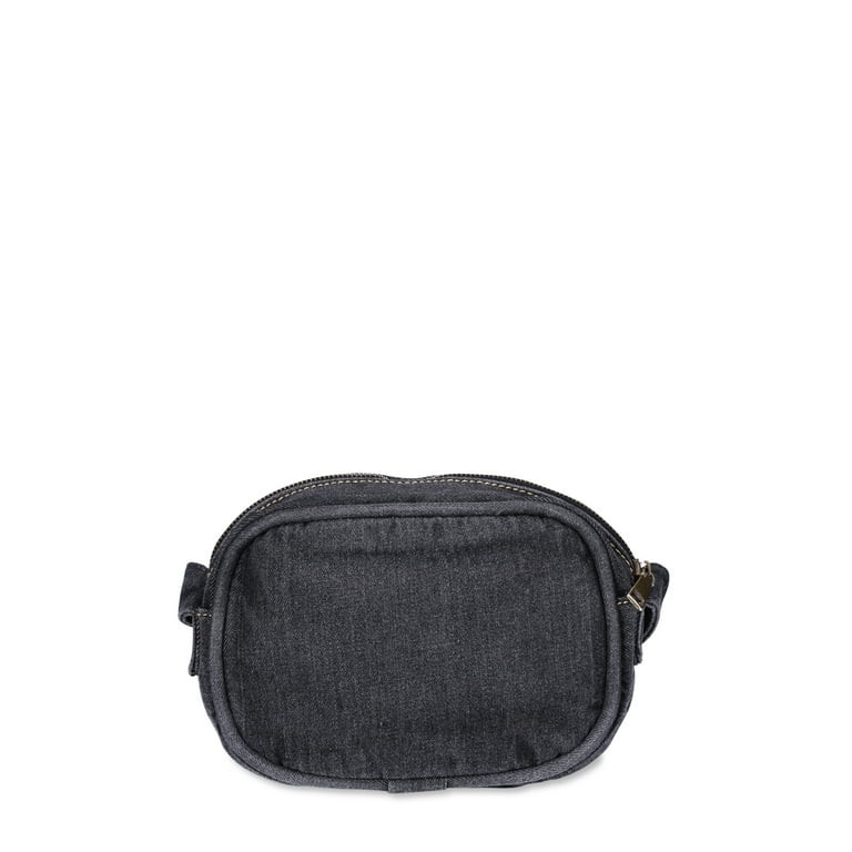 No Boundaries Women's Camera Crossbody Bag, Dark Denim | Walmart (US)