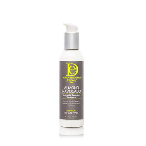 Design Essentials Natural Almond & Avocado Overnight Recovery Treatment, 6 Fl Oz | Amazon (US)