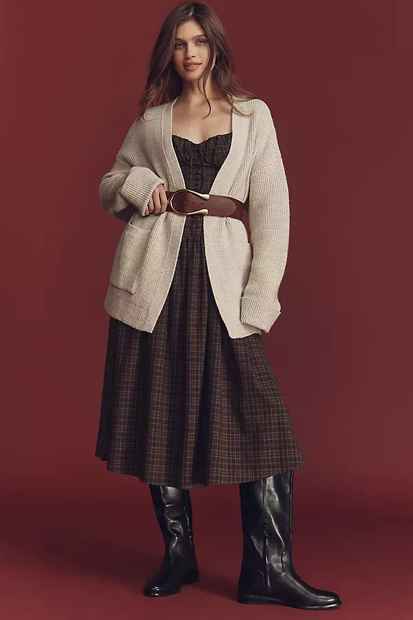 By Anthropologie Cozy Oversized Cardigan Sweater | Anthropologie (US)