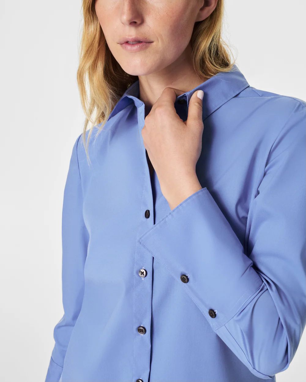 The Best Fitted Poplin Button-Down Shirt | Spanx