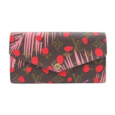 LOUIS VUITTON Sarah Wallet Monogram Jungle Dots Sugar Pink Poppy M42576 | eBay US