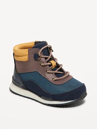 High-Top Side-Zip Sneakers for Toddler Boys | Old Navy (US)