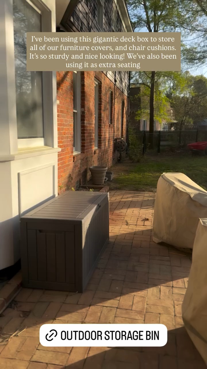 Been loving this storage box for everything we have outside✨ 

#LTKActive #LTKKids #LTKHome