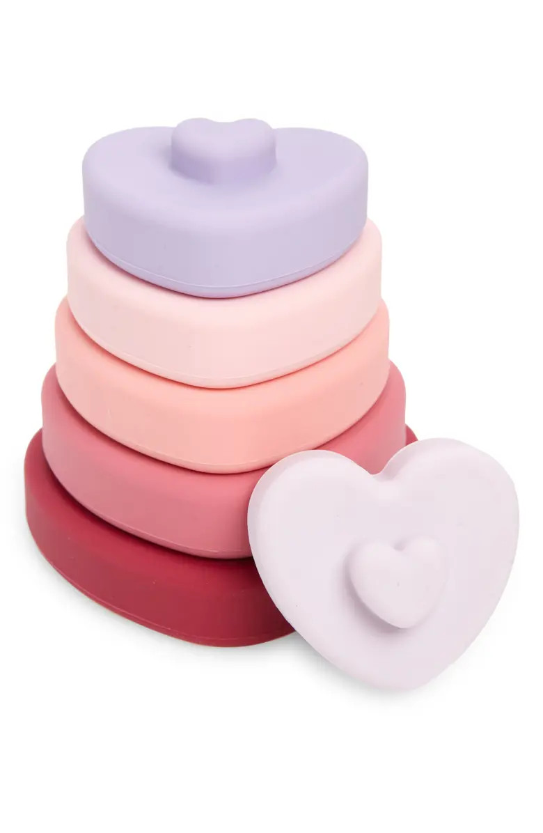 Heart Silicone Stacker Toy | Nordstrom
