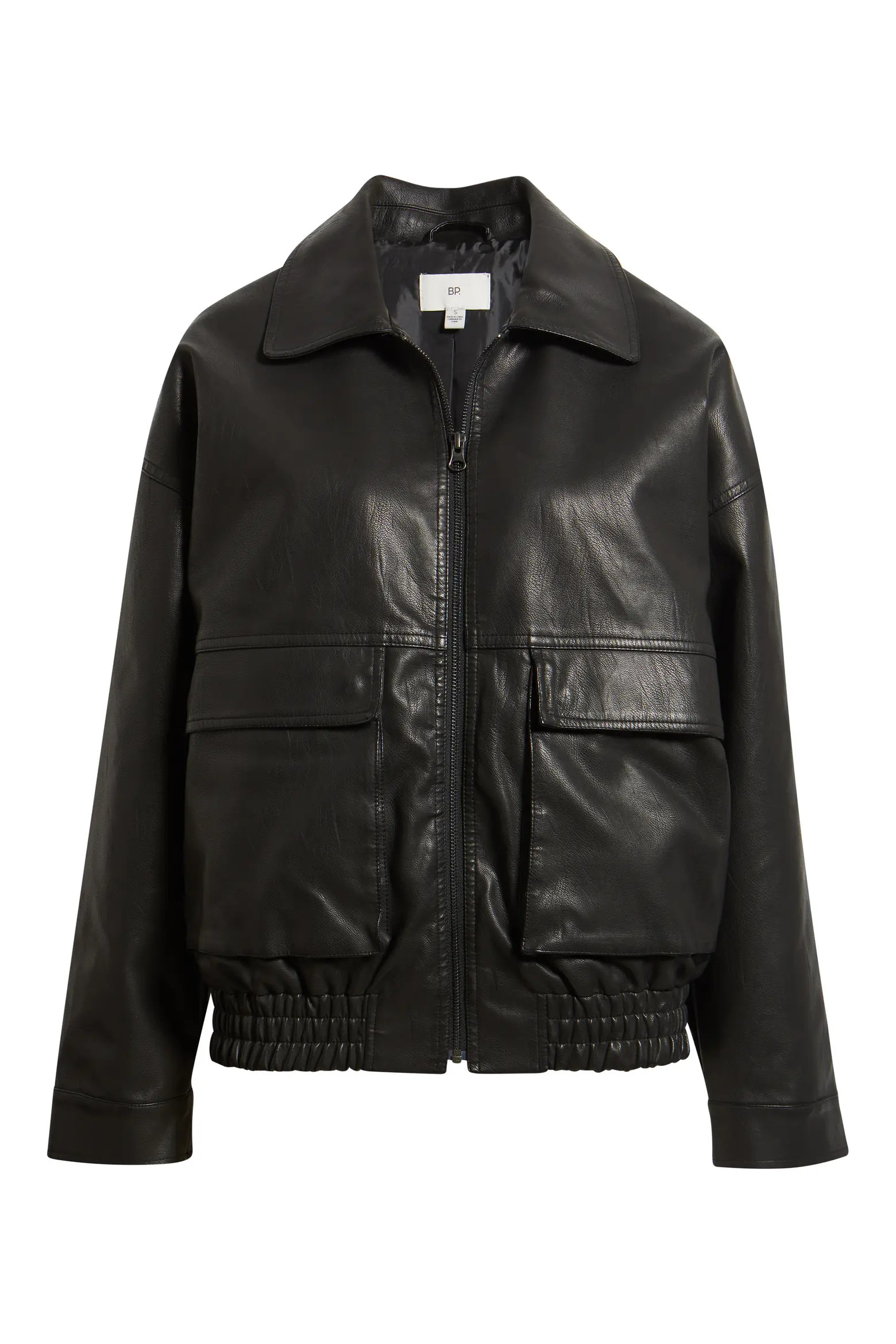 BP. Relaxed Faux Leather Jacket (Women) | Nordstrom | Nordstrom