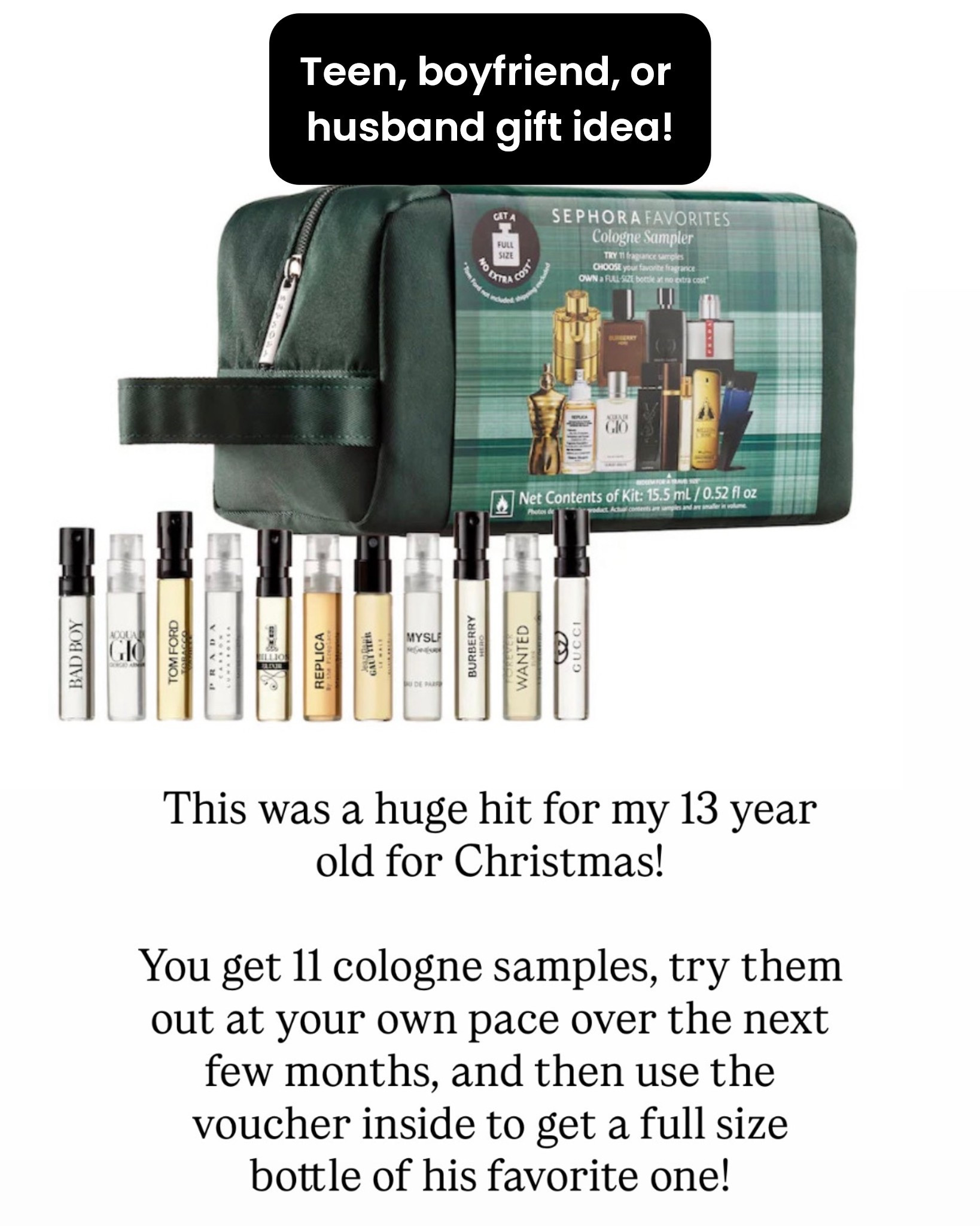 This would make a great gift for your teenage boys, your boyfriend, or your husband!