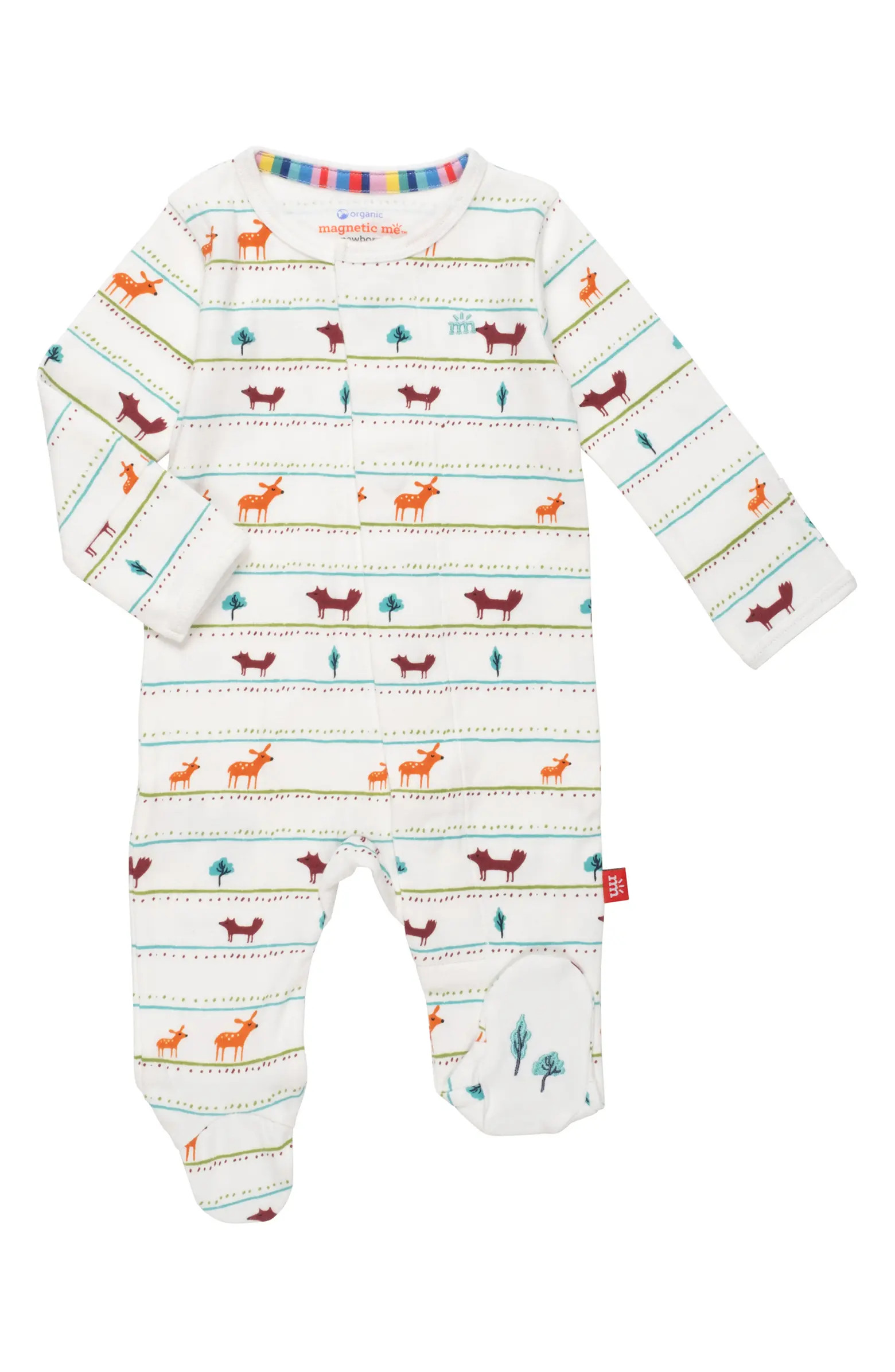 Magnetic Me River Crossing Organic Cotton Footie | Nordstromrack | Nordstrom Rack