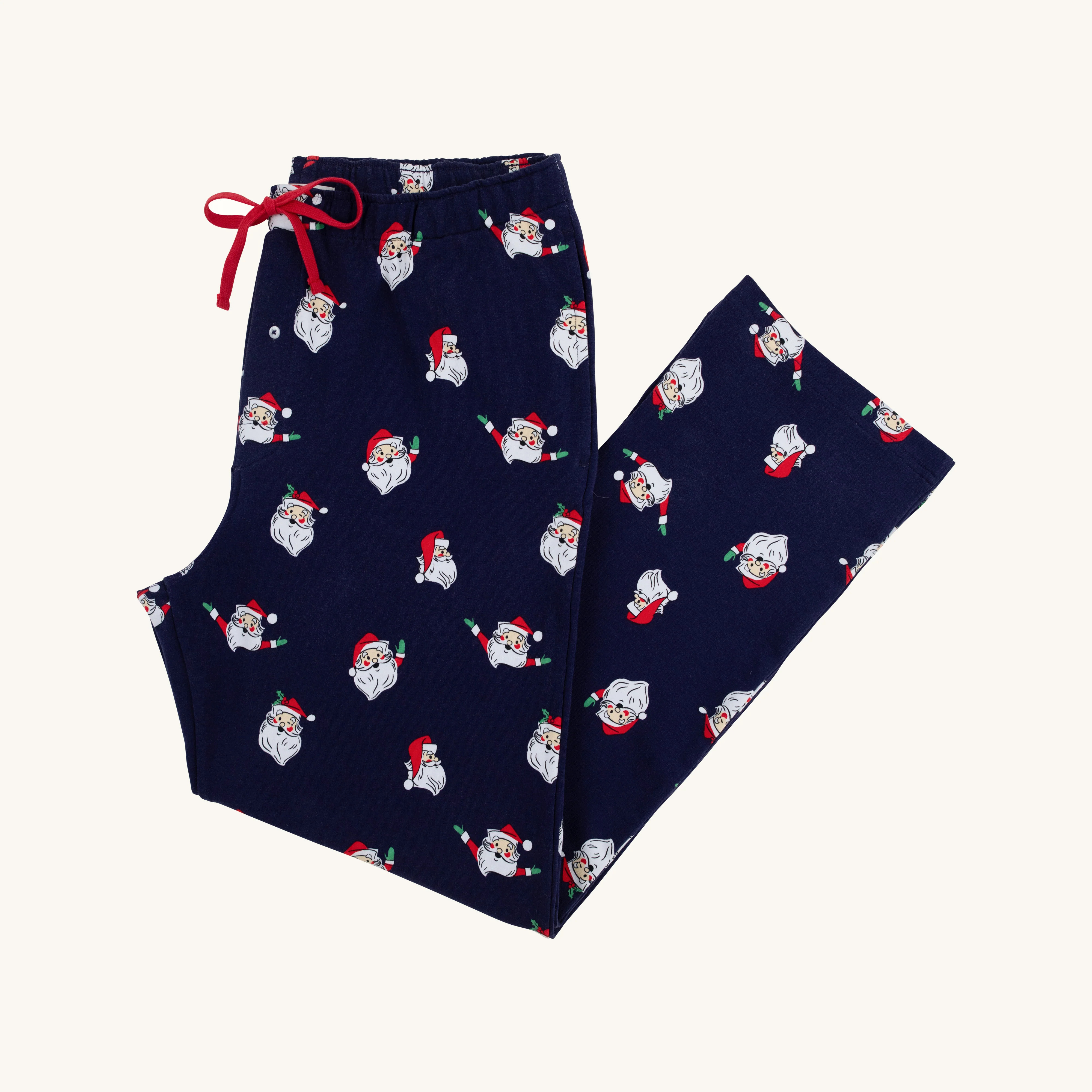 Sunday Style Sweatpants - Jolly Old St. Nick with Richmond Red | The Beaufort Bonnet Company