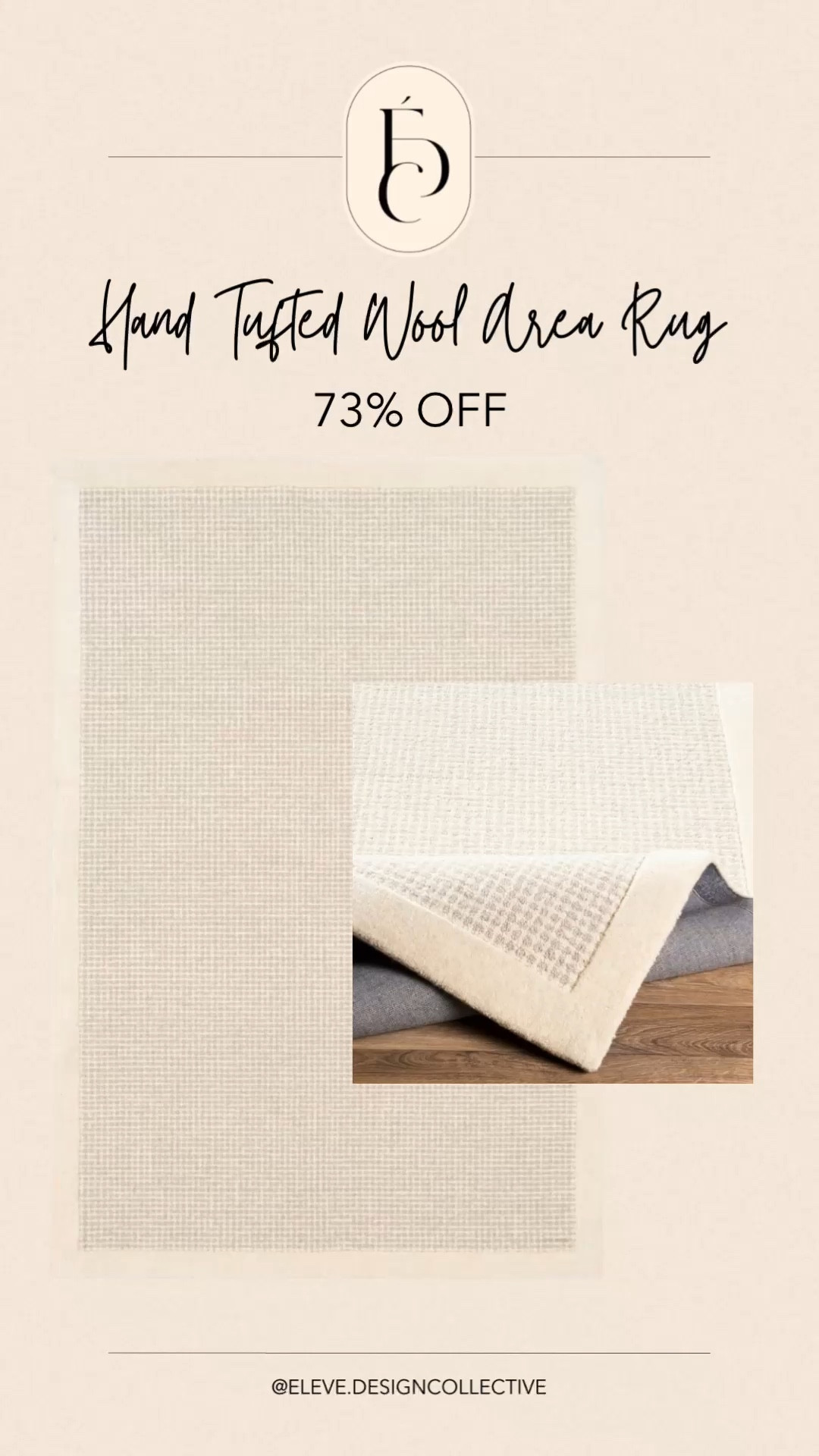 One of our favorite neutral wool rugs on major sale! 

#wayfair #woolrug #arearug #shopltk #neutralrug 

#LTKMostLoved #LTKSaleAlert #LTKHome