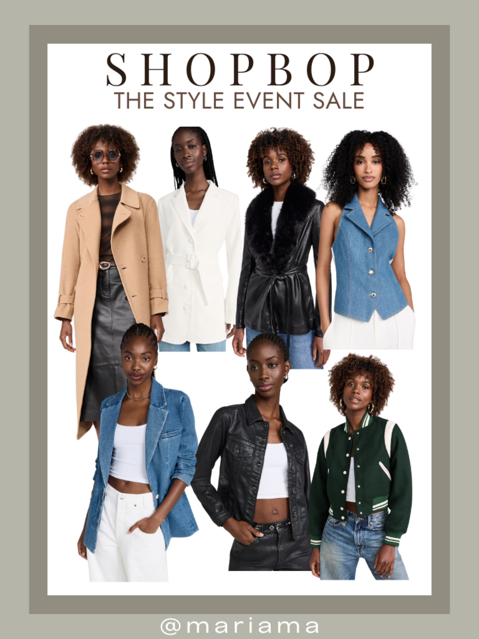 Coat season is here!  Grab these stunning coats and jackets from the Shopbop sale during their biggest Style Event of the year. Use code STYLE for 15% off $200+, 20% off $500+, or 25% off $800+. Stay cozy and chic! #ShopbopStyle #FallCoats #ShopbopSale #StyleEvent #WinterReady #FashionDeals #OuterwearInspo #FallStyle #SaleAlert #ShopTheLook #CozyChic #WardrobeEssentials #FallFashion #DiscountShopping



#LTKSaleAlert #LTKSeasonal #LTKStyleTip