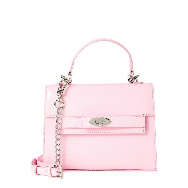 Madden NYC Women's Boxy Top Handle Bag Light Pink - Walmart.com | Walmart (US)